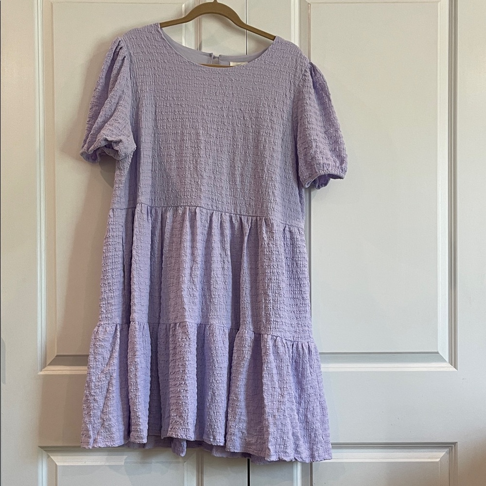 Lavender Textured Dress
